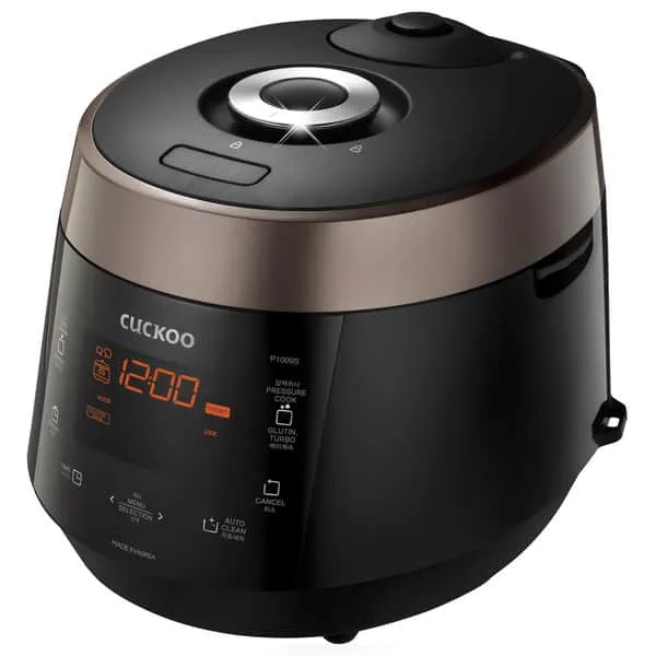 Cuckoo CRP-P1009S 10 Cups Electric Pressure Rice Cooker (Black)