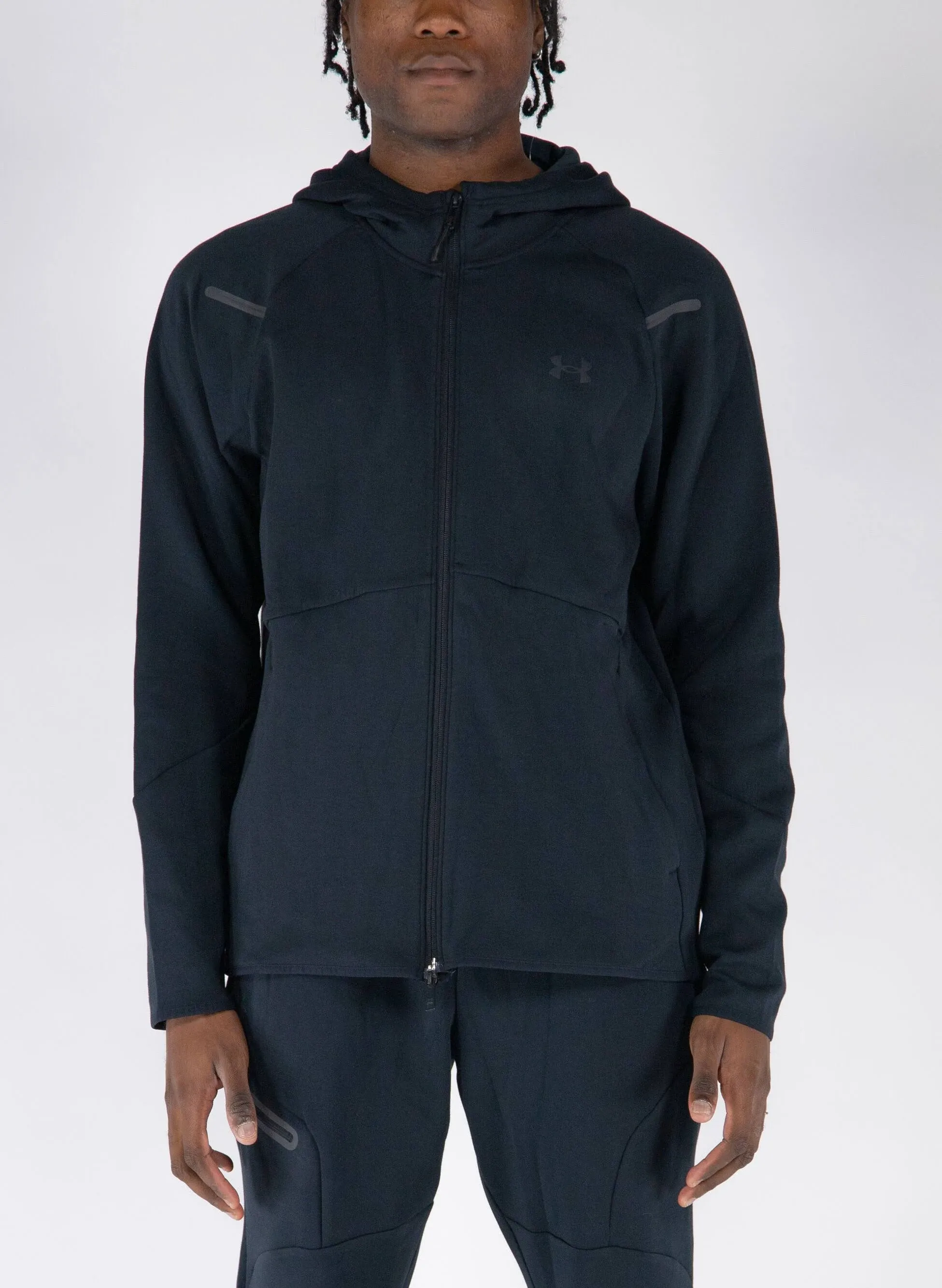 Under Armour Men's Unstoppable Fleece Full-Zip Hoodie Black M