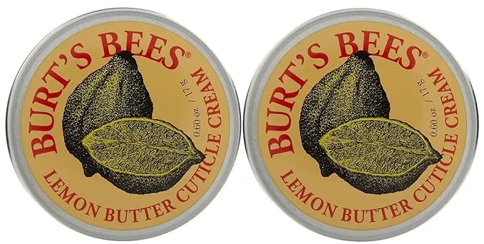 Lemon Butter Cuticle Cream by Burts Bees for Unisex - 0.6 oz Cream - Pack of 6