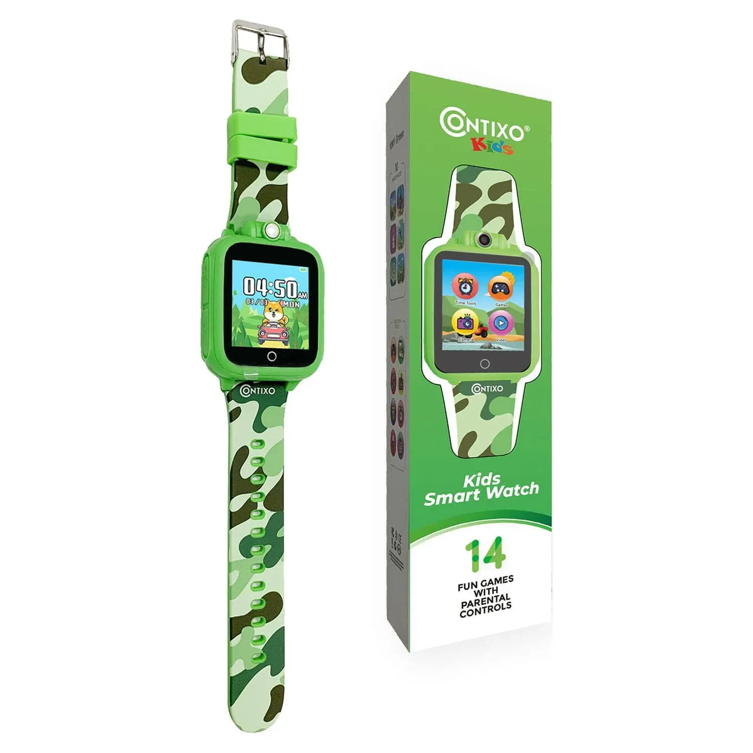 Contixo Kids Smart Watch with Educational Games and HD Touch Screen