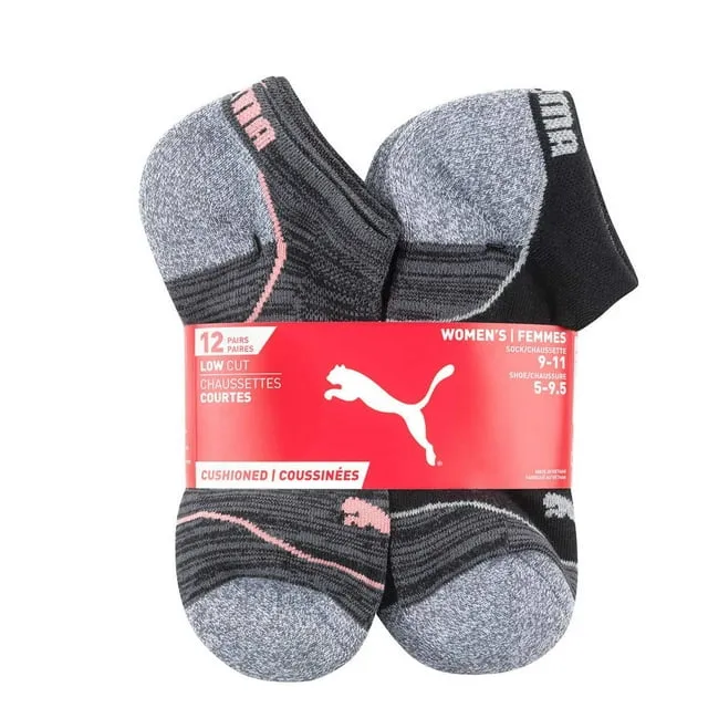 Puma Women s Low Cut Cushioned Socks