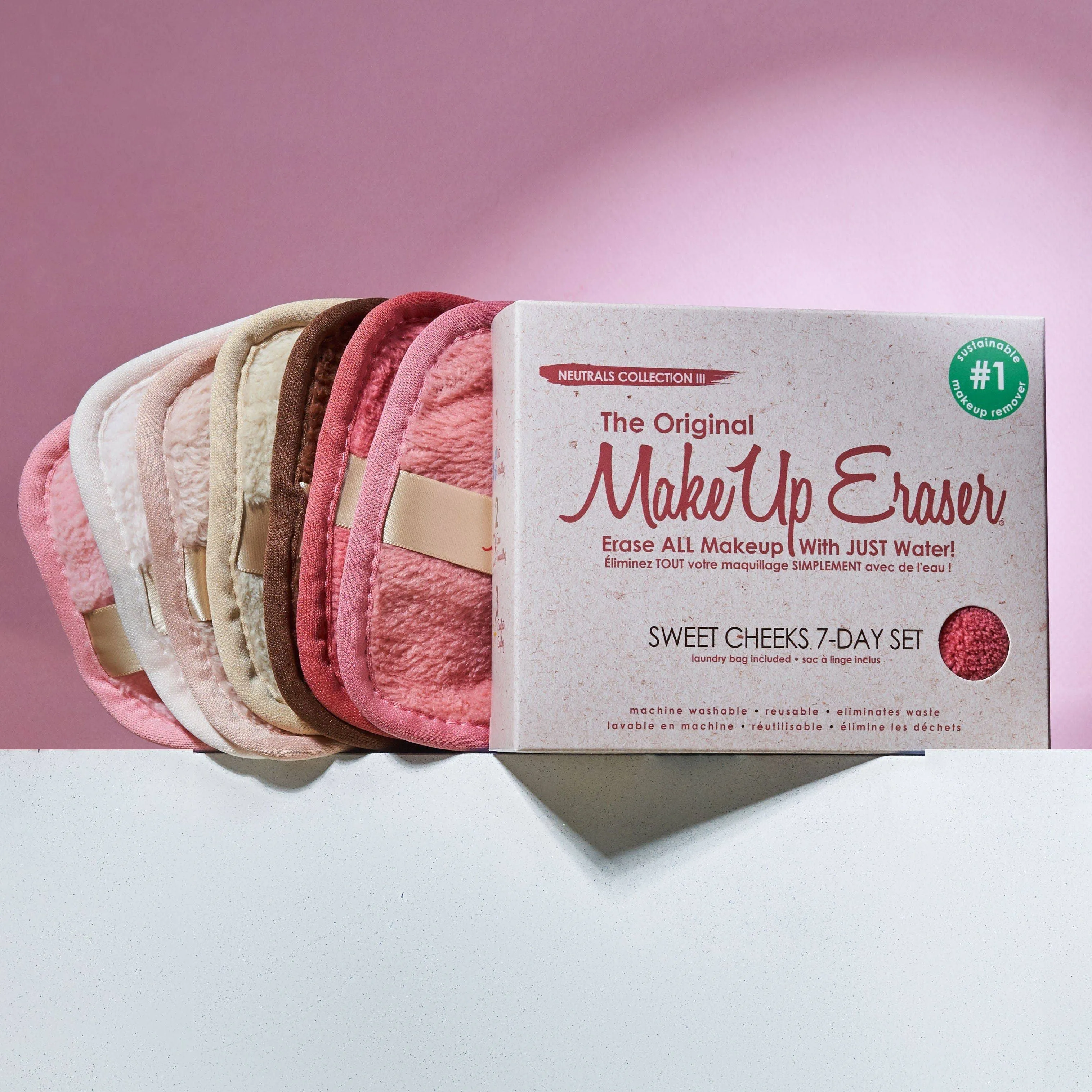 Makeup Eraser 7 Day Set- Sweet Cheeks