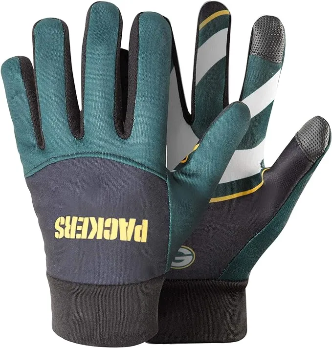 Green Bay Packers Palm Logo Texting Gloves