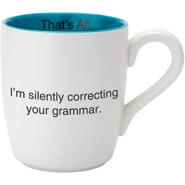 "That's All Mug - Grammar"