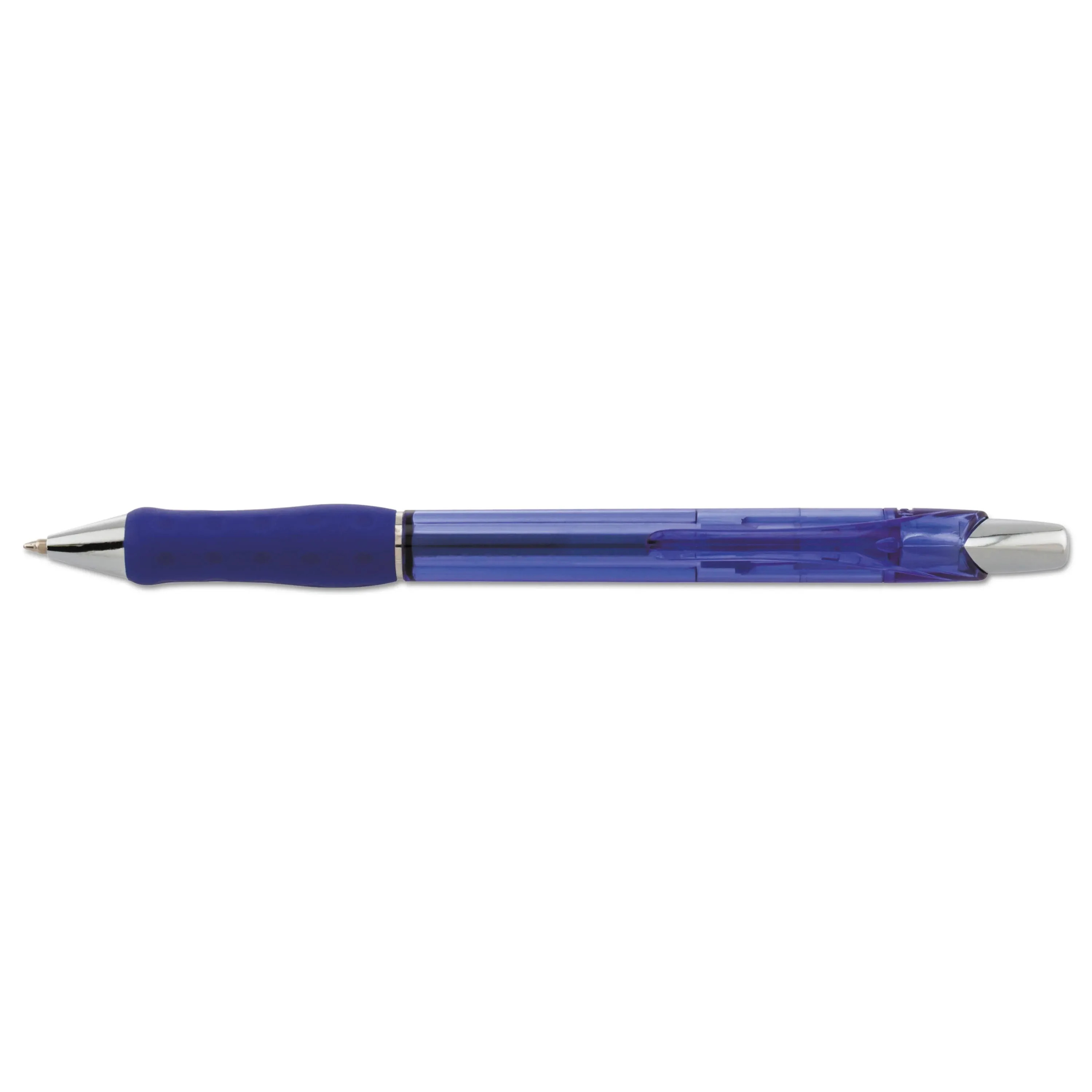 Pentel RSVP Super RT Ballpoint Pen, (0.7mm) Fine Line, Blue Ink, Box of 12 (BX477-C)