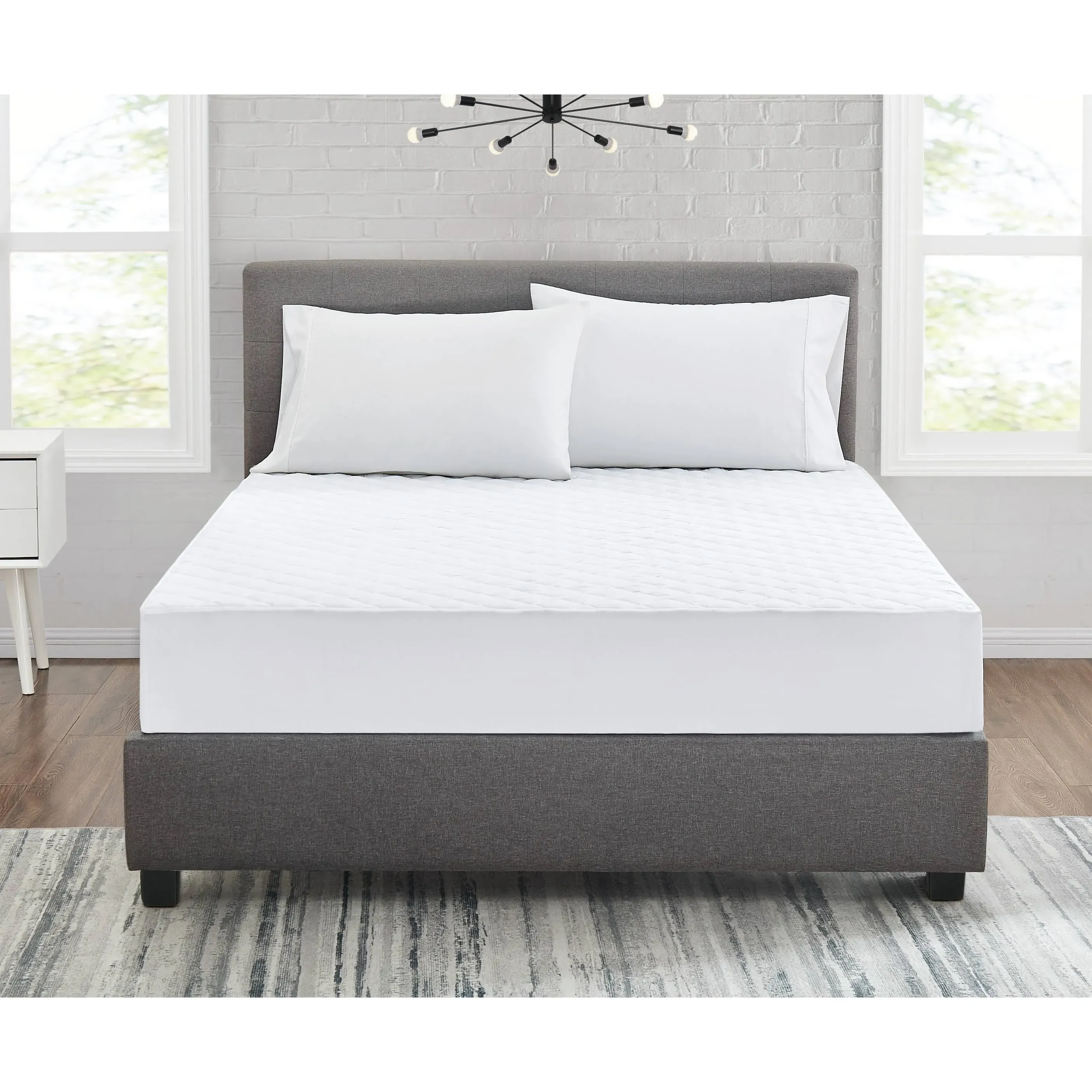 Mattress Pad In White