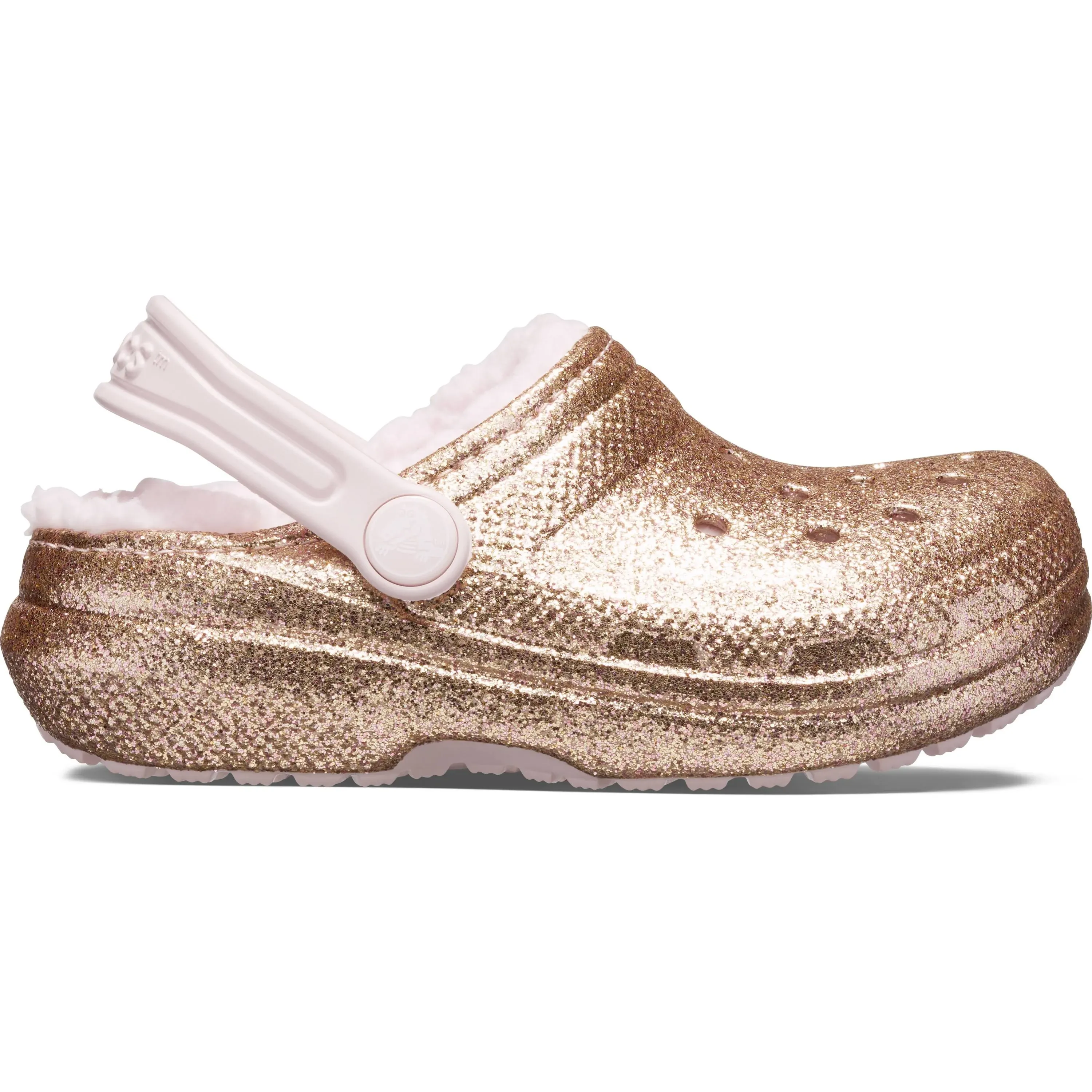 Crocs Kids Classic Lined Glitter Clog