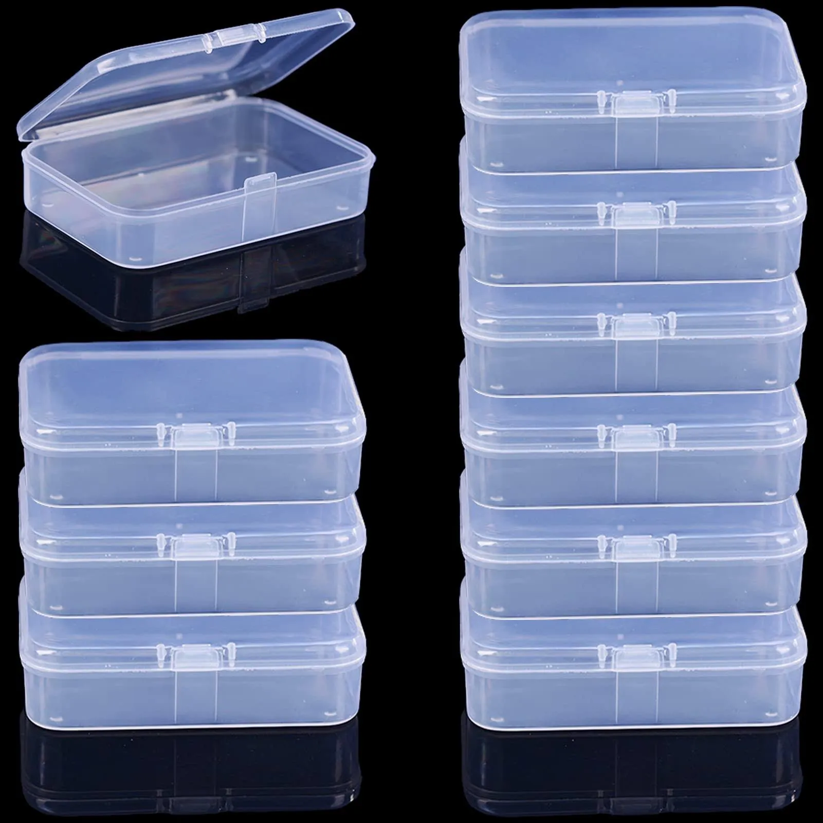 Gansita 10Pcs Clear Plastic Playing Card Boxes