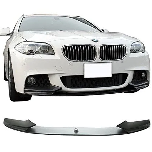 Fits 11-16 BMW F10 5 Series Performance Style Front Bumper Lip Spoiler PP