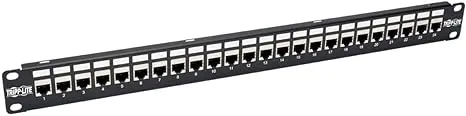 TRIPP LITE CONNECTIVITY N254-024-SH-6A 24PORT 1U CAT6A PATCH PANEL