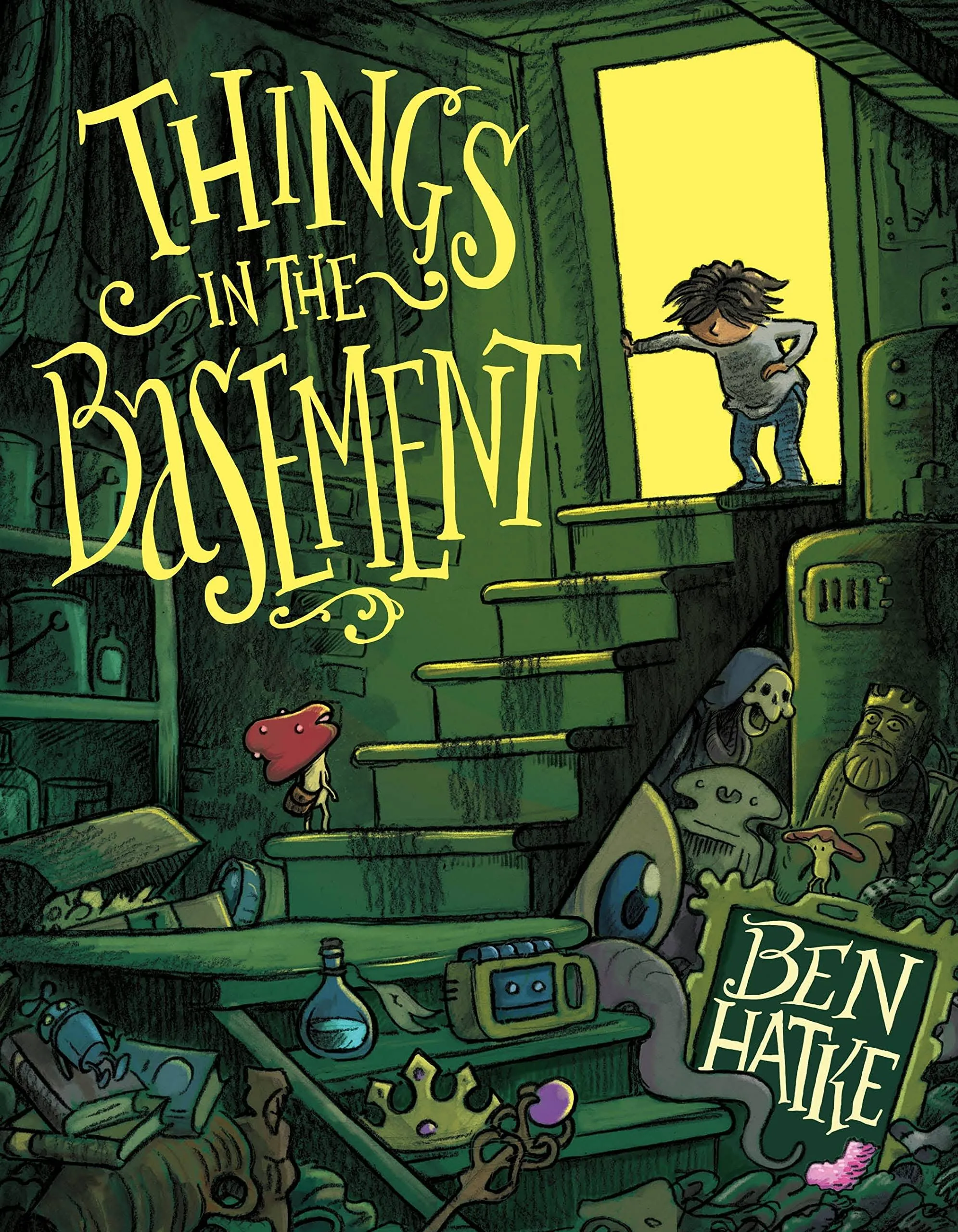 Things in the Basement by Ben Hatke (2023, Hardcover)