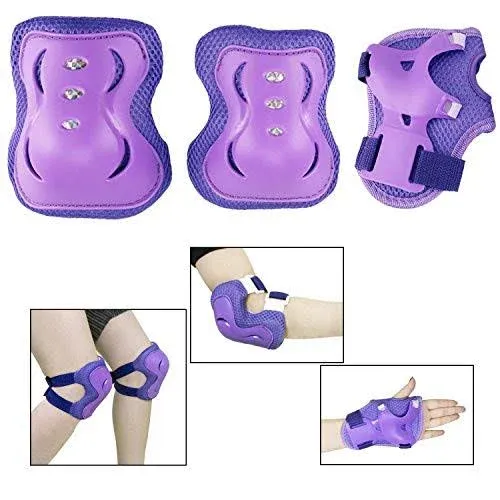 BOSONER Kids/Youth Knee Pad Elbow Pads Guards Protective Gear Set for Roller Skates Cycling BMX Bike Skateboard Inline Skatings