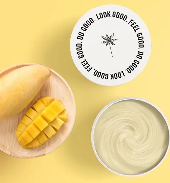 Kapuluan Mango Butter Raw Organic Unrefined Skin Moisturizing Mango Body Butter Raw Mango Butter Mango Shea Butter Organic Mango Butter Mango Butter Body Cream Mango Hair Butter 8oz