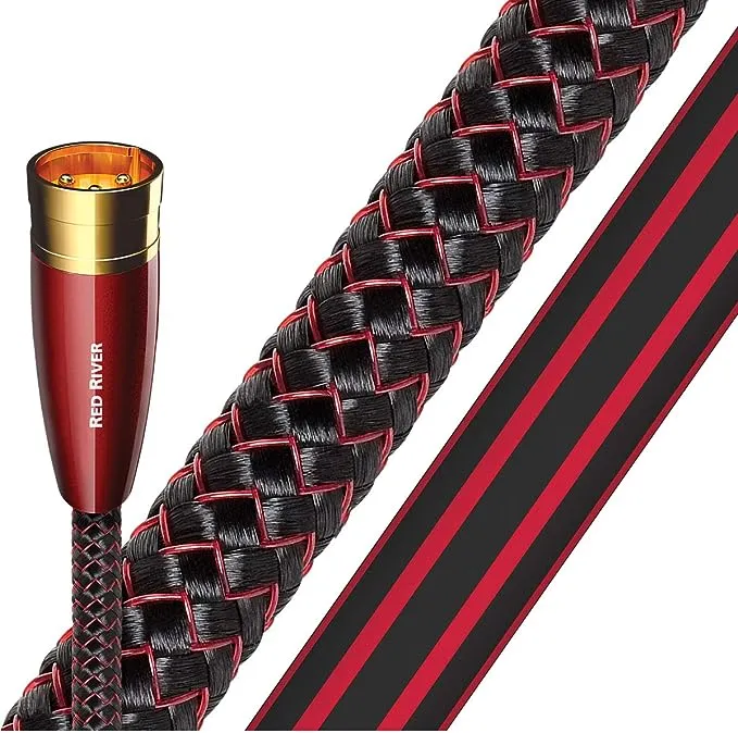 AudioQuest 9.8 Feet Red River XLR Interconnect Cables - REDRIVER3MXLRSINGLE