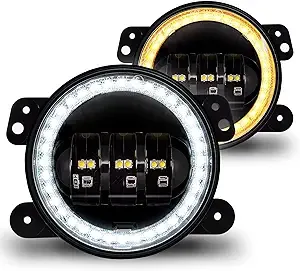 60w Amber 4 Inch Led Fog Lights Front Bumper Replacements Fog Lamps For 20072018