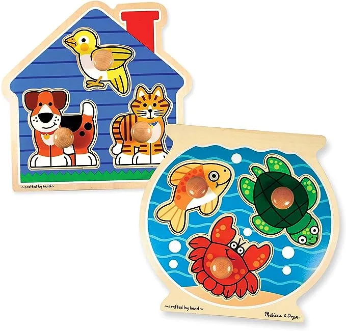 Kid-Krazy - First Shapes Jumbo Knob Puzzle