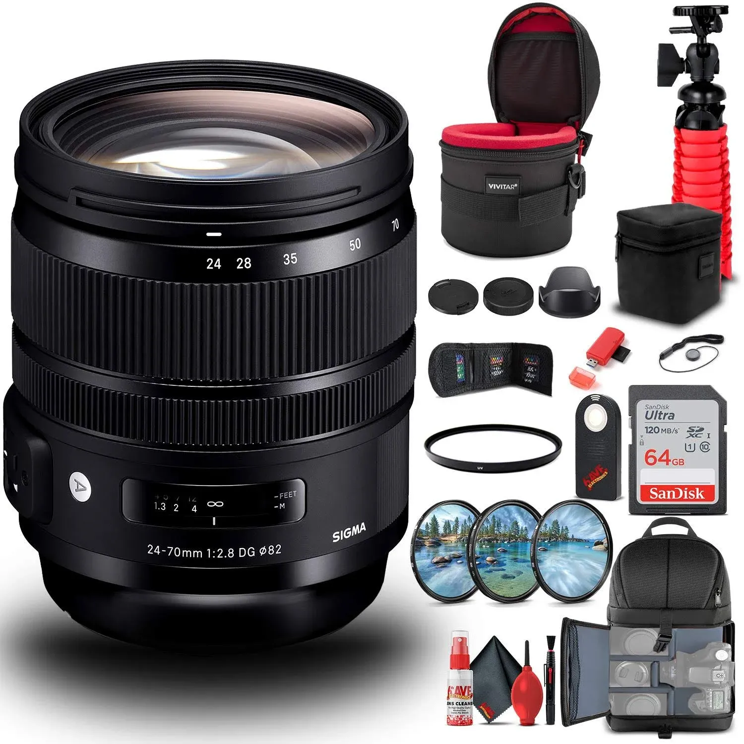 Sigma 24-70mm f/2.8 DG OS HSM Art Lens for Canon