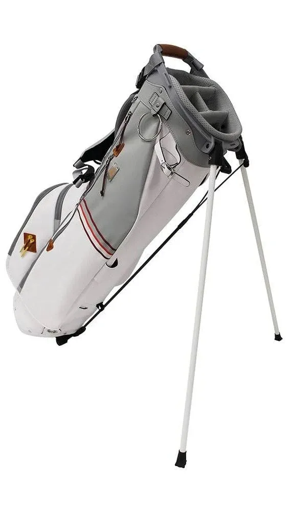 Sun Mountain Mid Stripe Stand Bag White/Cadet/Brick