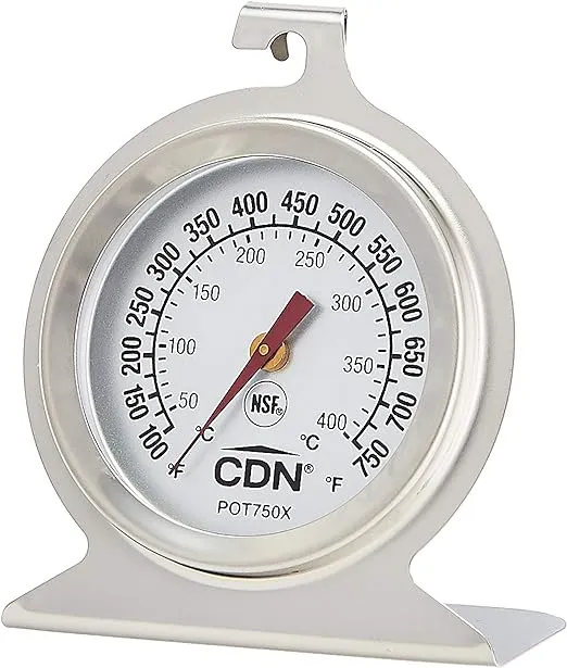 CDN Pot750x ProAccurate High Heat Oven Thermometer