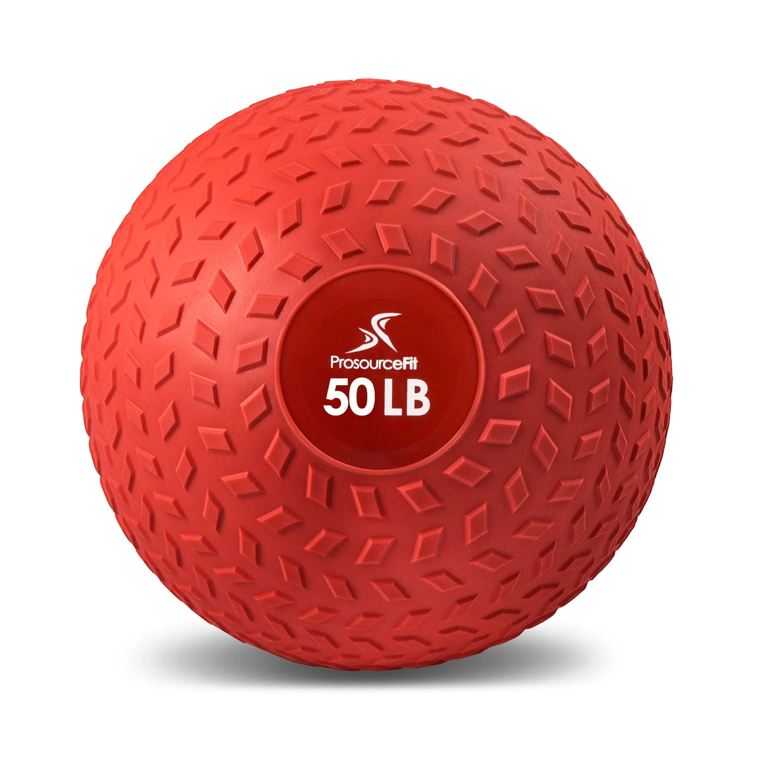 ProsourceFit Tread Slam Ball 50 lb - Red