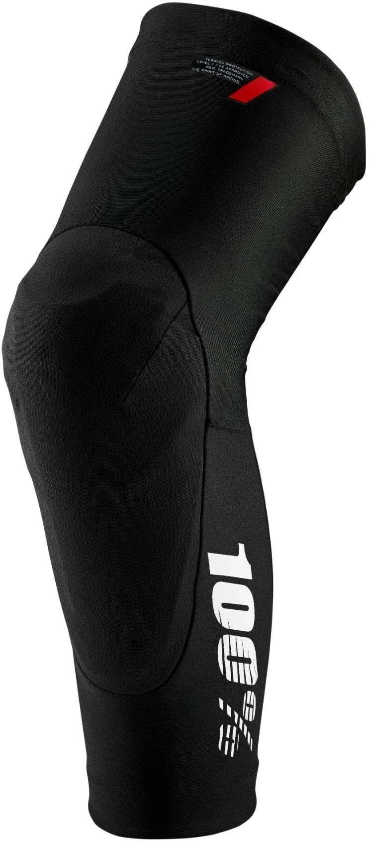 100% Teratec Knee Guards - Black - XL