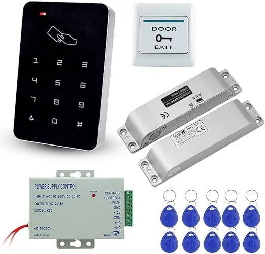 Libo Smart Home Libo Full Set Kit of RFID Access Control Keypad 125KHz with DC12V ...