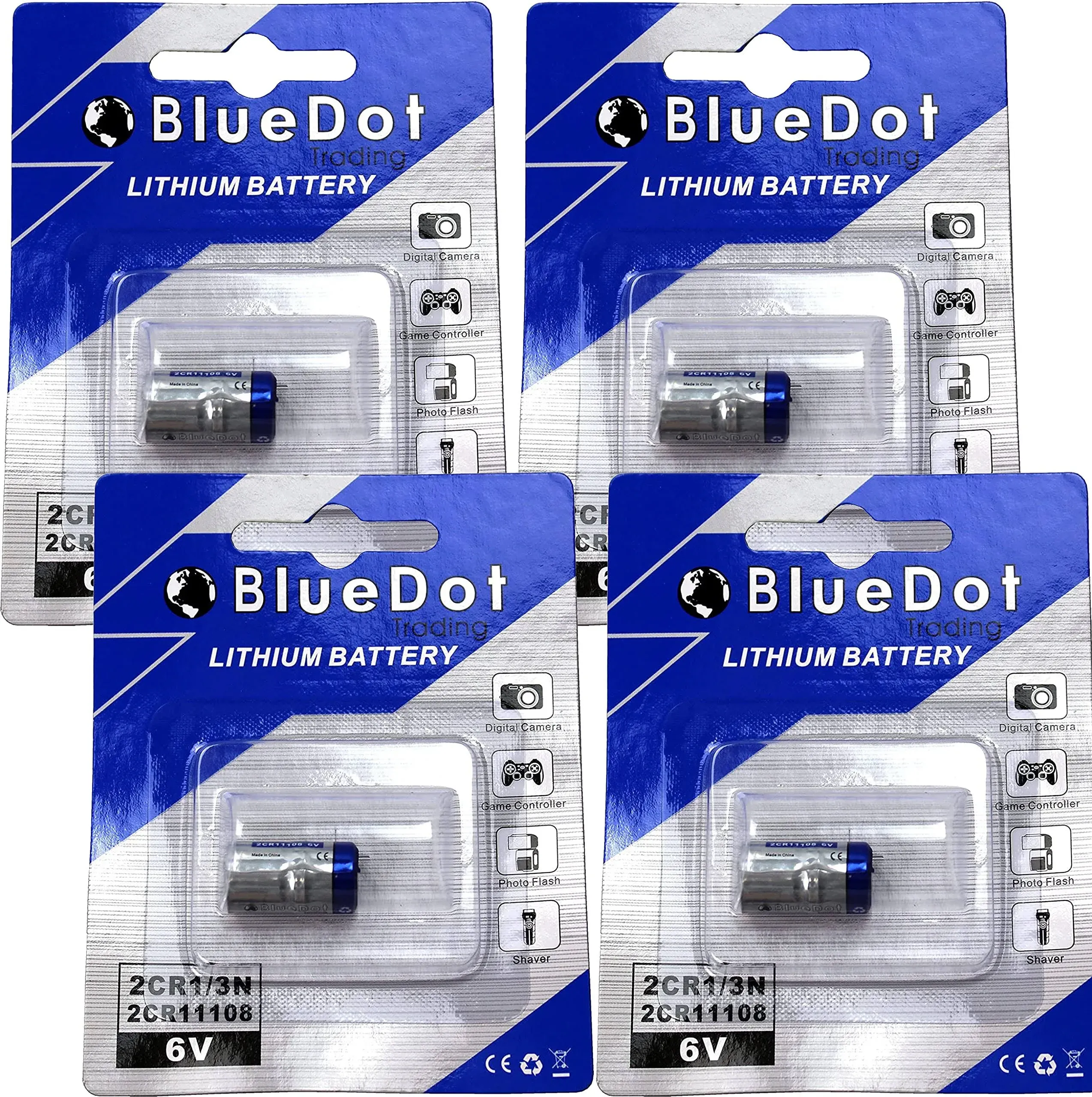 BlueDot Trading 2CR1/3N Lithium Cell Battery