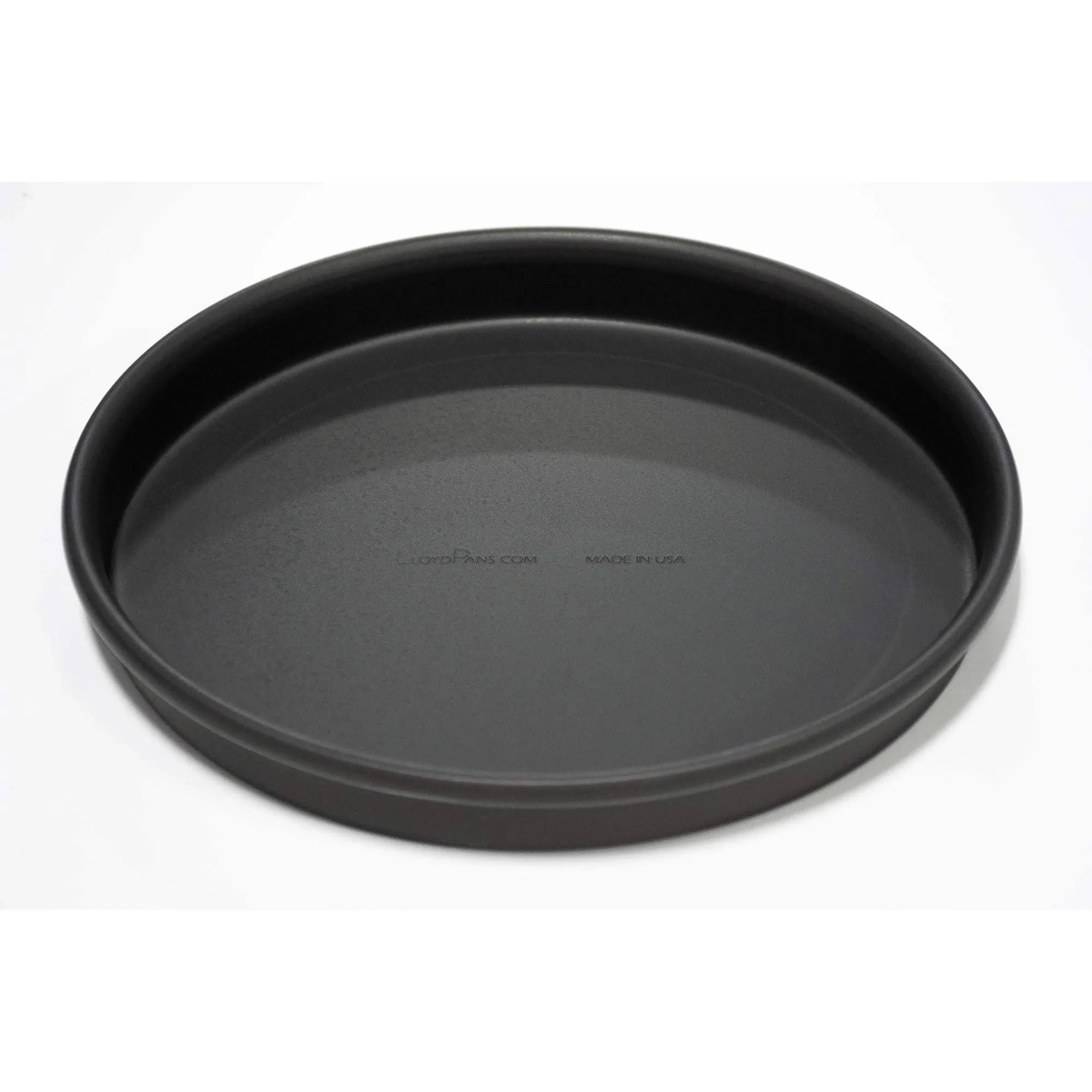 LloydPans 10X1, Straight Sided Pizza Pan, Pre-Seasoned PSTK