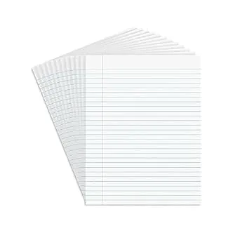 Staples Glue-Top Wide Ruled Notepad