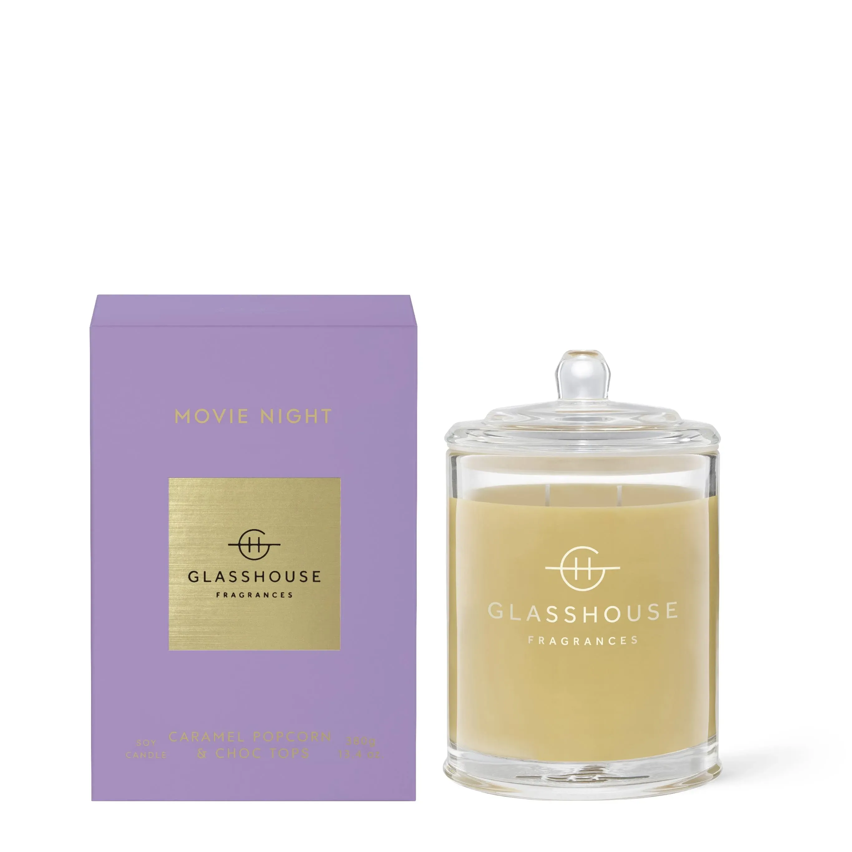 Glasshouse Fragrances Movie Night Candle 380g