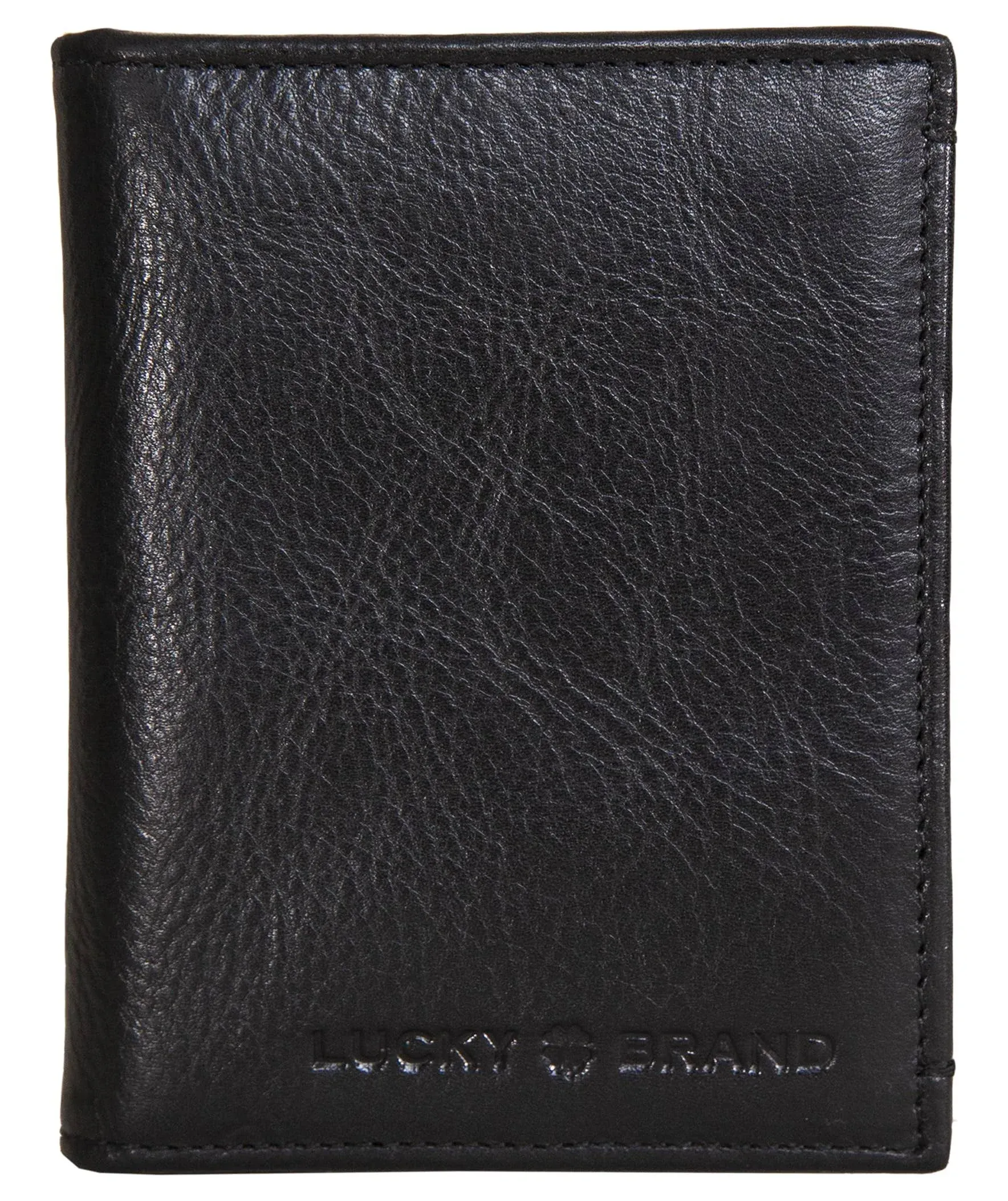 Lucky Brand Men's Embossed Trifold and L-Fold Wallet (Available in Cotton Canvas ...