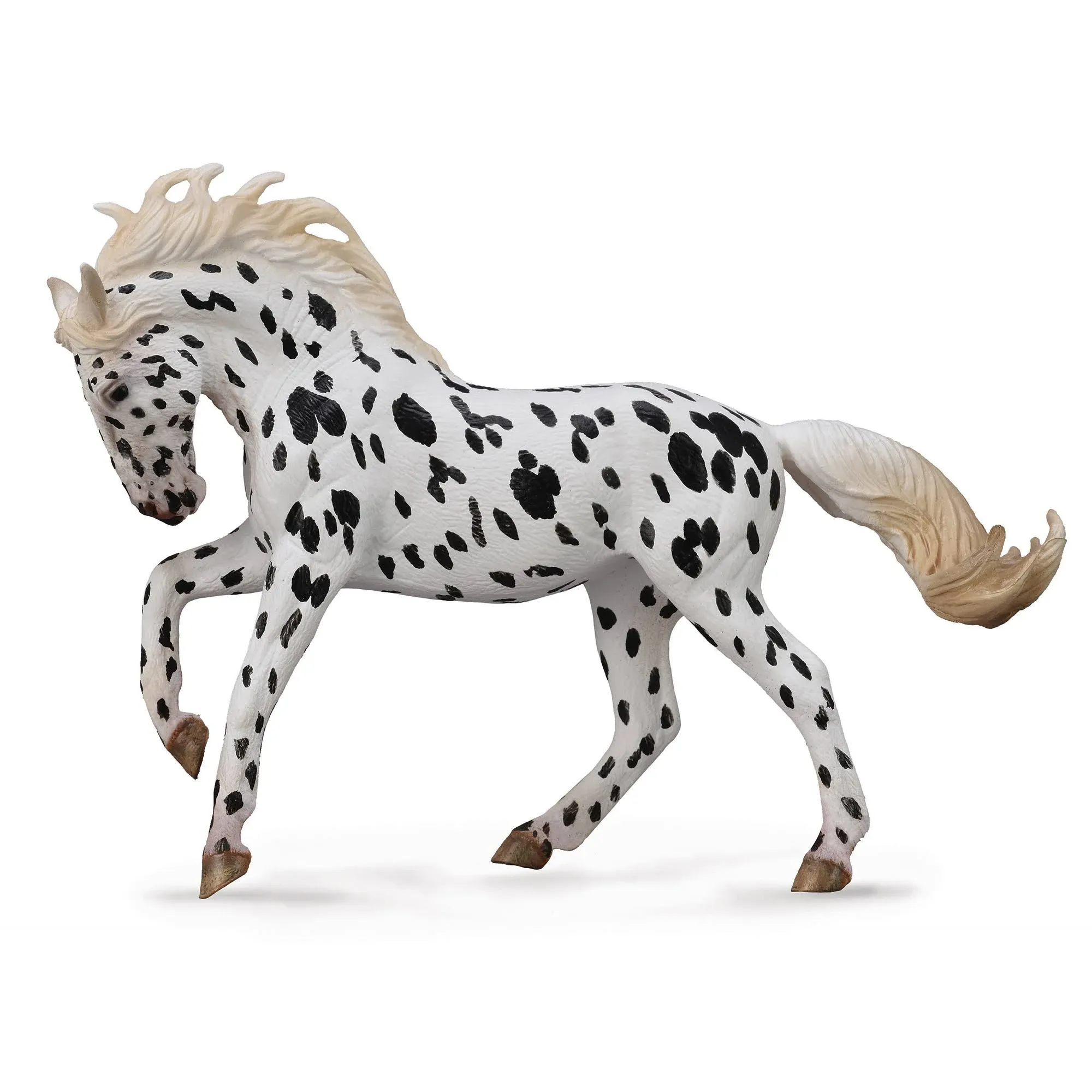 CollectA Horse Life Knabstrupper Black Leopard Mare Toy Figure