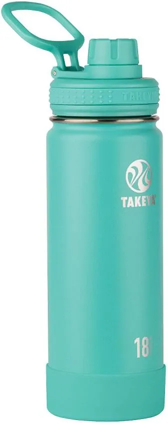 Takeya 18 oz Teal Actives Insulated Water Bottle