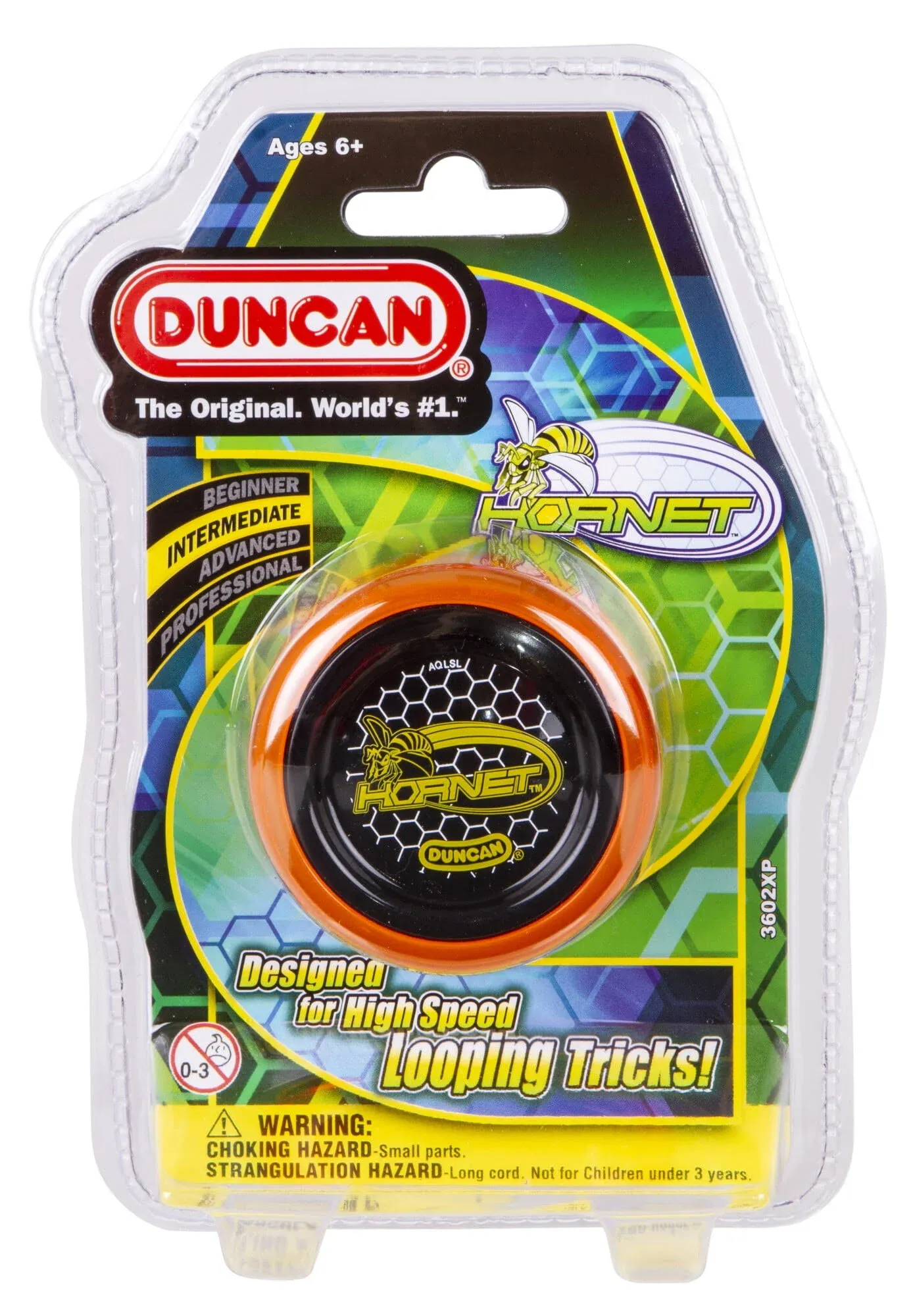 Duncan Toys Hornet Pro Looping Yo Yo with String, Ball Bearing Axle and Plastic Body