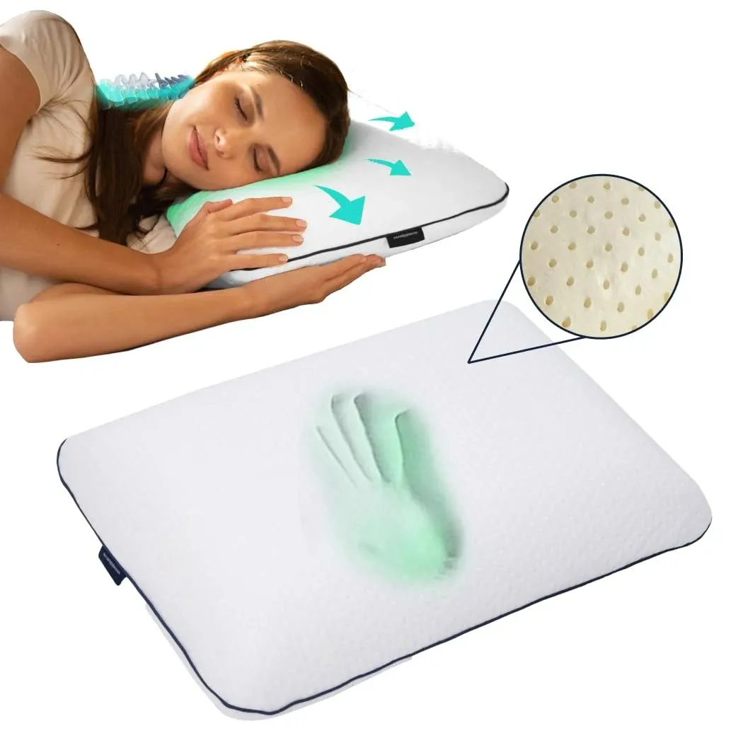 Breathable Memory Foam Pillow - Orthopedic Support for Neck Pain Relief