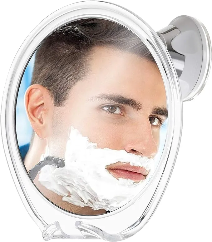 Fogless Shower Mirror for Shaving with Razor Hook | Strong Suction Cup | True...