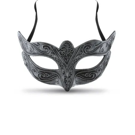 Attitude Studio Steampunk Metallic Venetian Masquerade Phantom Mask