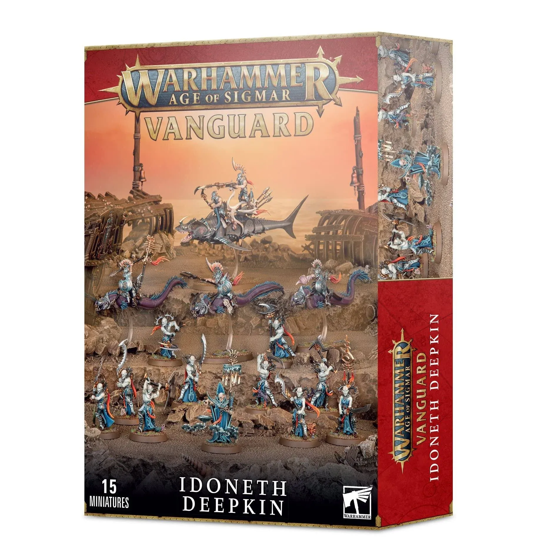 Warhammer Age of Sigmar: Fyreslayers - Auric Runefather on Magmadroth 84-23 NIB