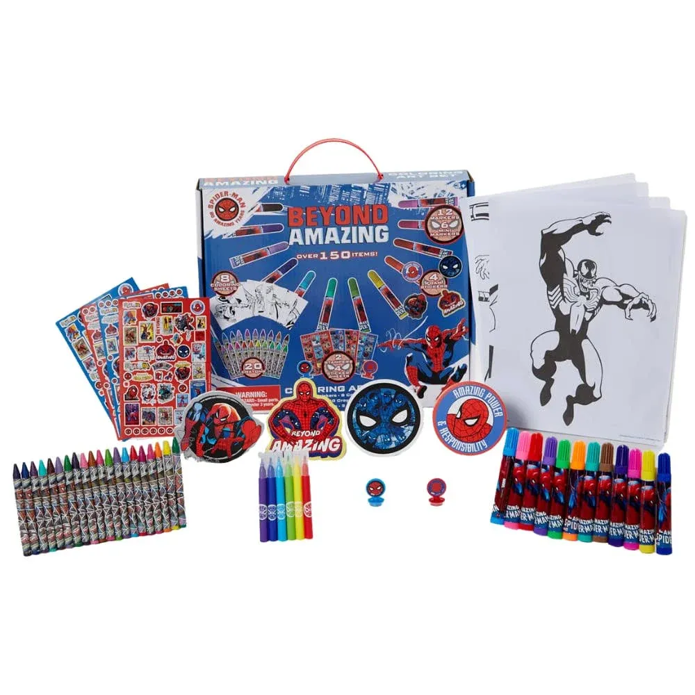 Innovative Designs Marvel Avengers Spiderman Coloring Art Set