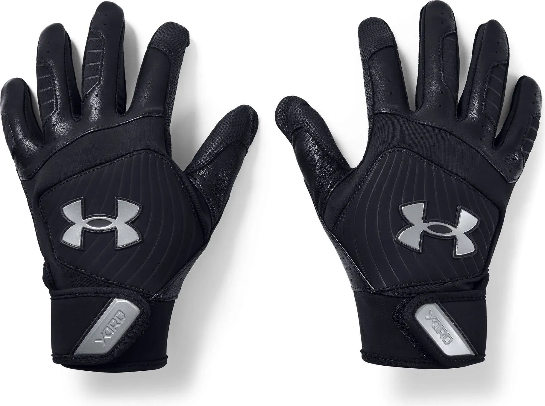 Under Armour UA Men's Yard 20 Batting Gloves White/Blue, Large - Batting Gloves at Academy Sports