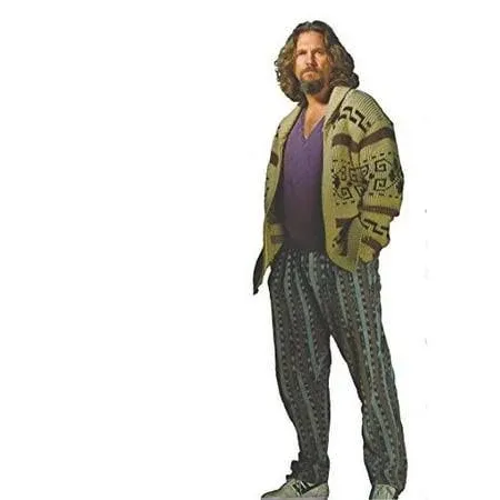 THE BIG LEBOWSKI DUDE JEFF BRIDGES LIFESIZE CARDBOARD STANDUP STANDEE CUTOUT NEW