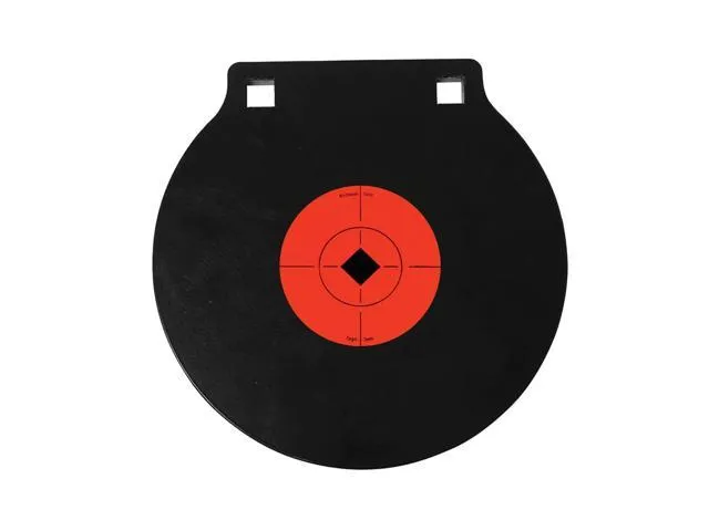 Birchwood Casey World of Targets AR500 Steel Gong - 10 Inch Gong Two Hole 3/8 Inch AR500 Steel - 47615