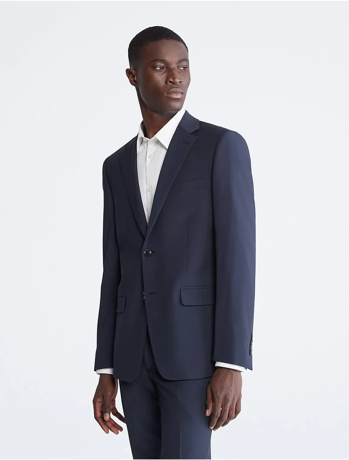 Calvin Klein Traje de hombre Skinny Fit que se separa con tela elástica de alto rendimiento