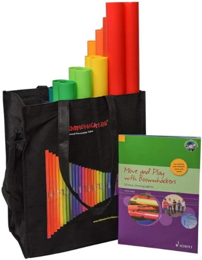 Boomwhackers BWMP Move and Play Classroom Pack-Multicolored