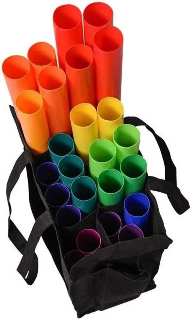 Boomwhackers 25-piece Move and Play with Boomwhackers Set