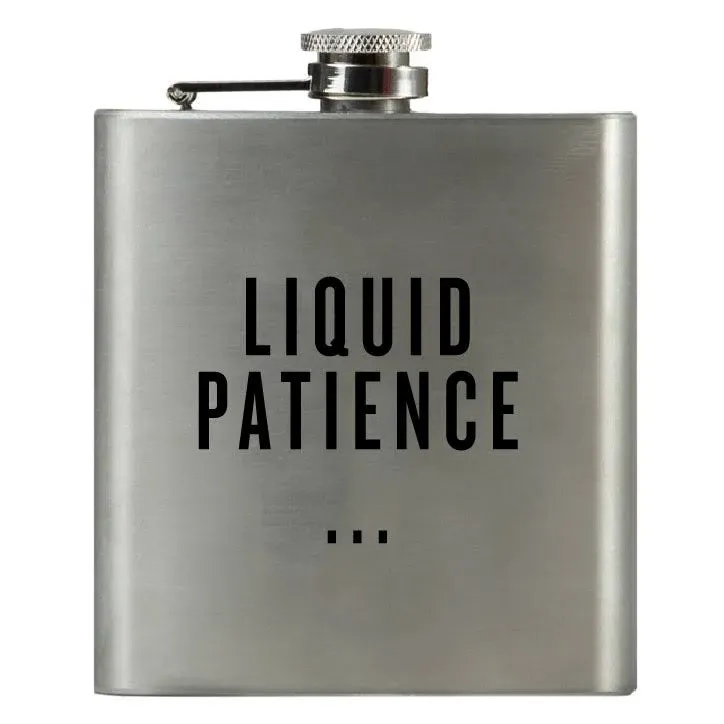 Swag Brewery Liquid Patience Damn Fine Hip Flask