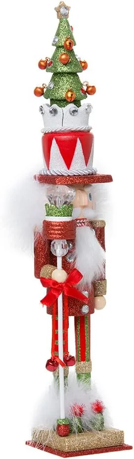 Kurt S. Adler Hollywood Red and Green Tree Hat Nutcracker