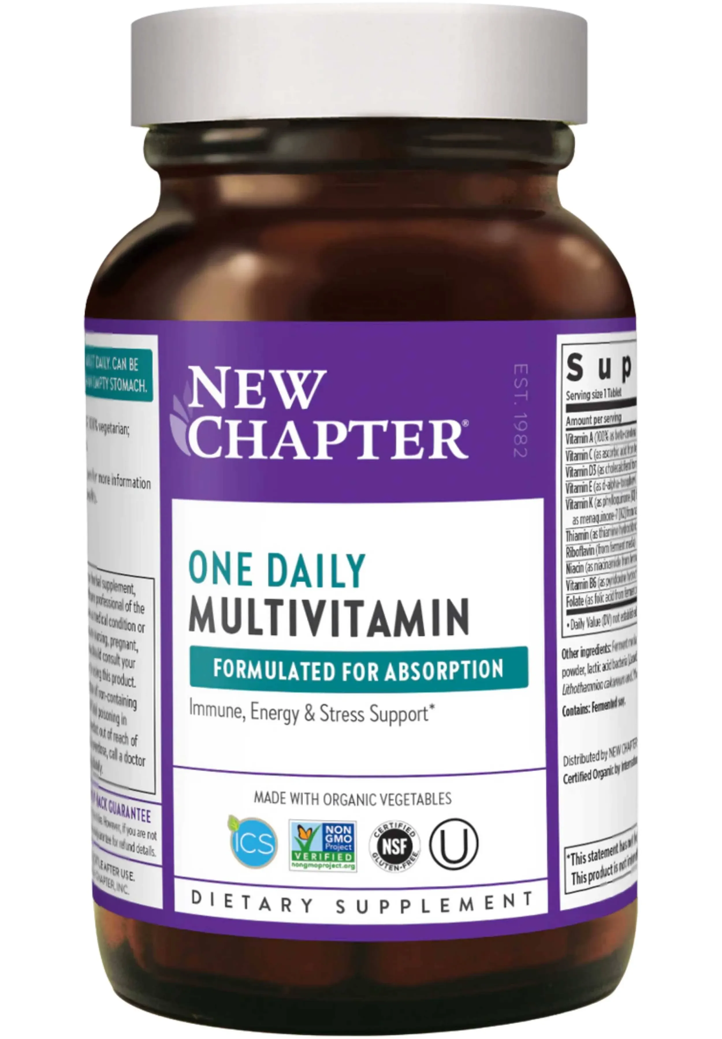 New Chapter Only One Multivitamin - 72 Tablets