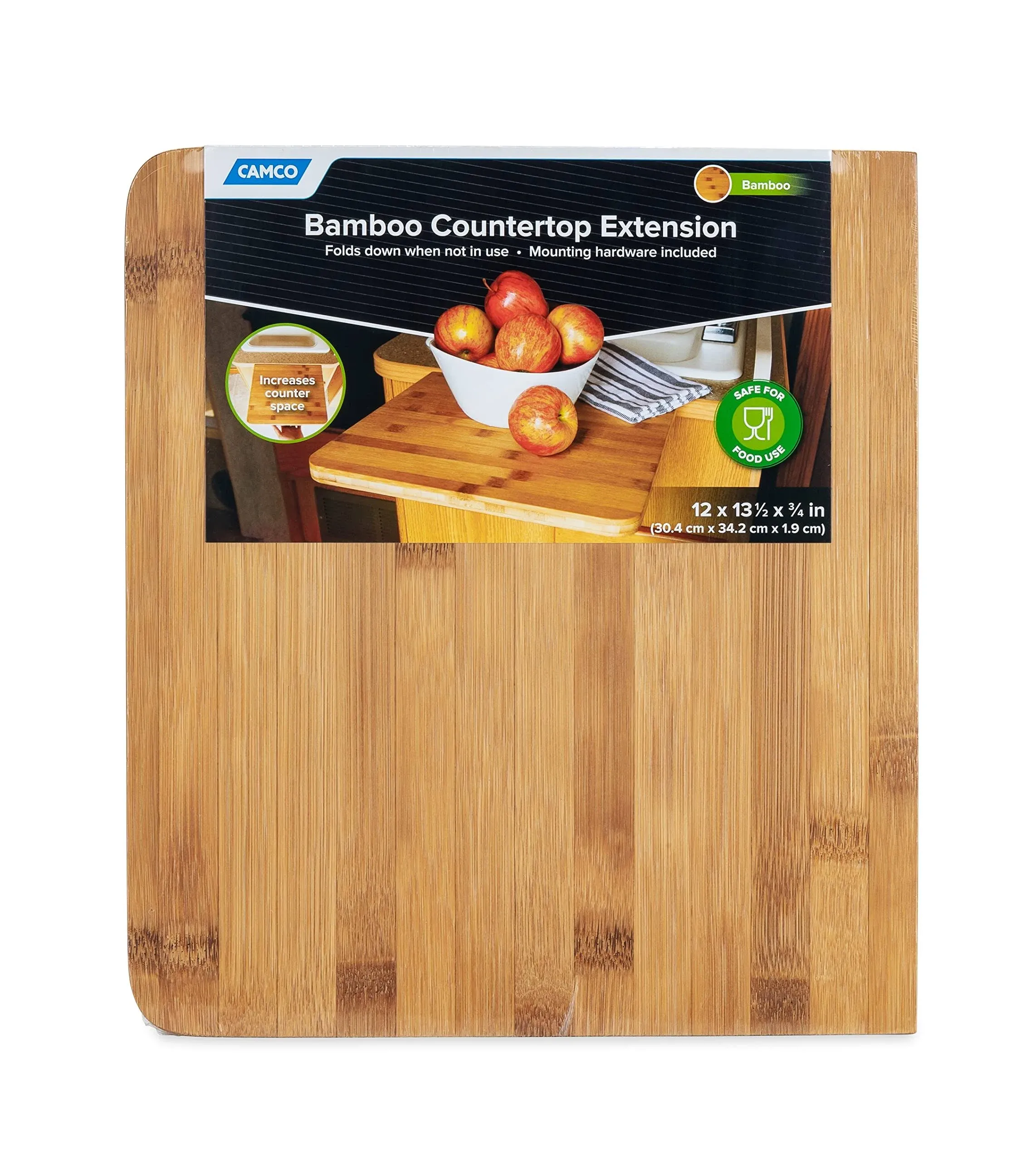 Bamboo Countertop Extension 12in X 131/2 X 3/4in