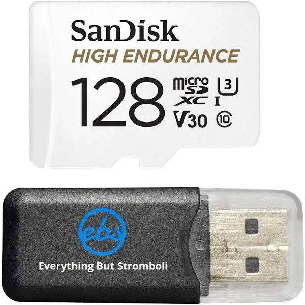 SanDisk High Endurance 128GB TF Card microSDXC Memory Card for Garmin Dash Cams ...